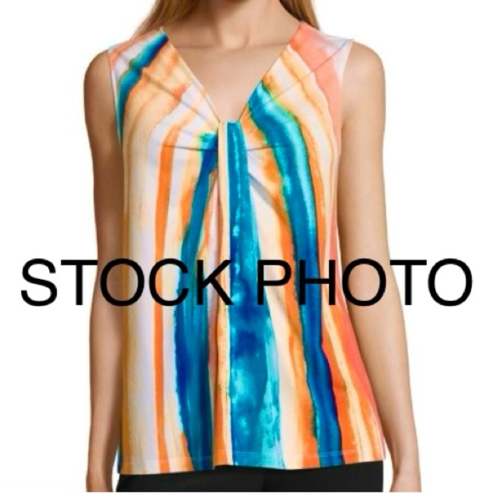 WORTHINGTON Sleeveless Top Size MP - Picture 4 of 10